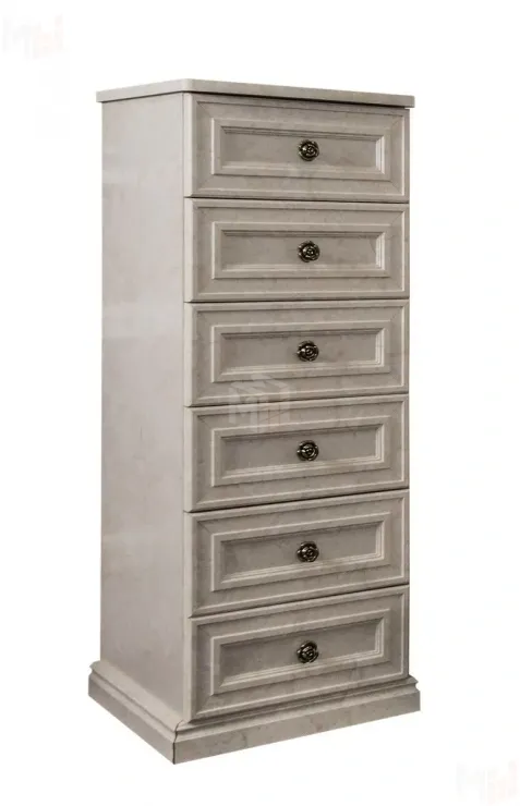 Комод Афина 6 ящиков крем корень