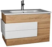 Тумба подвесная под умывальник "Эйфория 80 Best" В2 Домино