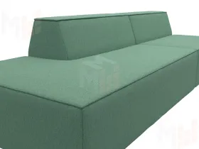 Диван прямой модульный Монс Модерн левый ( Амур зеленый )