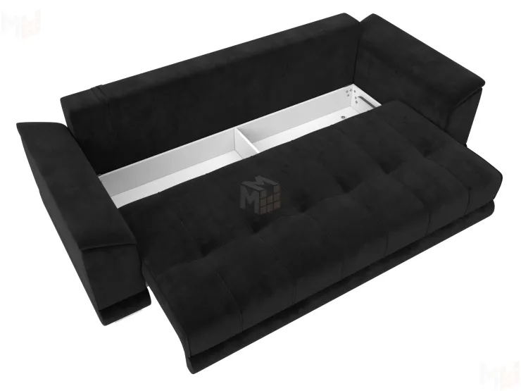 Диван прямой НордСтар НПБ ( SEVEN 35 черный )