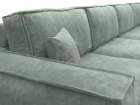 Диван прямой Лига-081 НПБ МегаЛонг ( BRUT 08 зеленый )