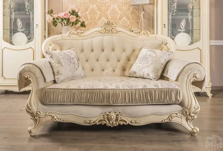 Диван Мона Лиза 2х местный крем