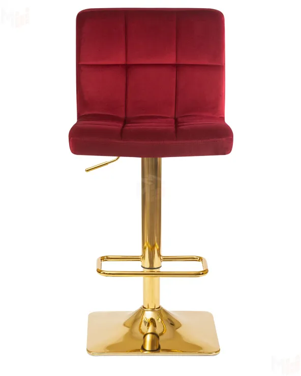 Стул барный DOBRIN GOLDIE (бордовый велюр (MJ9-43))