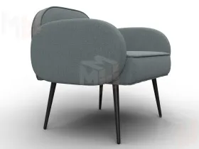 Кресло Лига-086 ( рогожка Амур 07 серый )