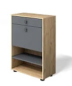 Обувница Мини-Лайт МЛ-4 Дуб крафт золотой/графит Обувница Мини-Лайт МЛ-4 Дуб крафт золотой/графит