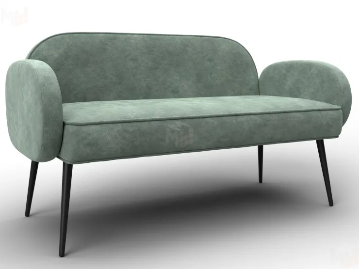 Диван прямой Лига-086 ( BRUT 08 зеленый )