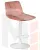 Стул барный DOBRIN TAILOR WHITE (пудрово-розовый велюр (MJ9-32))