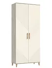 Шкаф Ирис для прихожей Кашемир/Дуб Крафт серый.