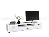 Тумба ТВ Ненси NEW (белый/белый глянец) Тумба ТВ Ненси NEW (белый/белый глянец)