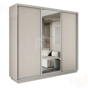 Шкаф-купе Экспресс трио 1 зеркало 2400 (Кашемир)