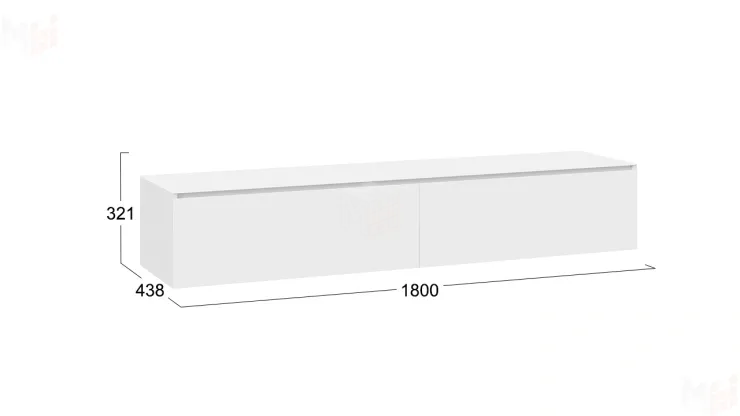 Тумба ТВ Глосс - ТД 319.03.11 Белый глянец, Стекло Белый глянец Тумба ТВ Глосс - ТД 319.03.11 Белый глянец, Стекло Белый глянец