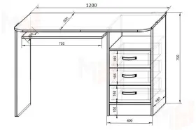 Детская мебель Фанки Кидз Классика, комната №2