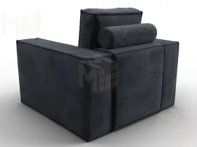 Кресло Лига-081 НПБ ( TOWER 11 темно-серый )