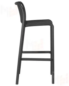 Стул барный DOBRIN CHLOE BAR (темно-серый)