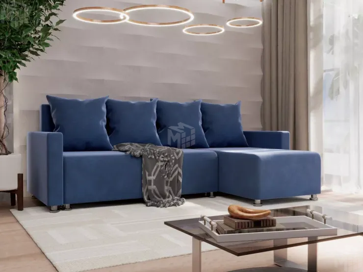 Угловой диван Таити Синий Угловой диван Таити Синий