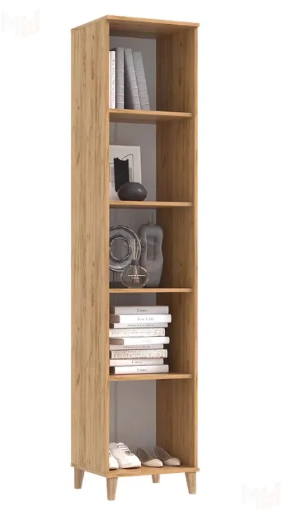 Пенал закрытый Ирис  Браш Вайт/Дуб Крафт