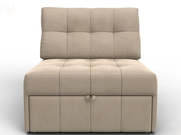 Кресло-кровать Лига-107 (80) ( SEVEN 729 бежевый )