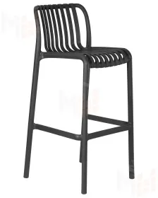 Стул барный DOBRIN CHLOE BAR (темно-серый)