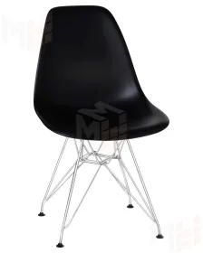 Стул обеденный DOBRIN DSR (ножки хром, цвет чёрный (B-03))