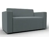 Диван прямой Лига-093 ( Амур 07 серый )