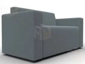 Диван прямой Лига-093 ( Амур 07 серый )