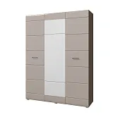 Шкаф Ненси 3-х дверный (венге/капучино глянец)