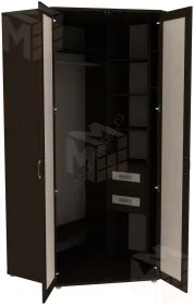 Шкаф угловой с зеркалами ГАРУН-К 534.02