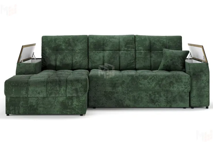 Угловой диван-кровать Лас-Вегас Зеленый левый Угловой диван-кровать Лас-Вегас Зеленый левый
