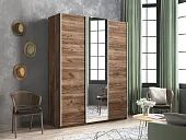 Шкаф-купе Прайм 3-х дверный ЛДСП, Зеркало 210 см Шкаф-купе Прайм 3-х дверный ЛДСП, Зеркало 210 см