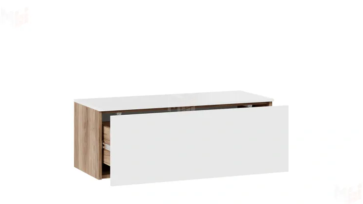 Тумба ТВ Порто ТД-393.03.12 Яблоня Беллуно, Белый софт