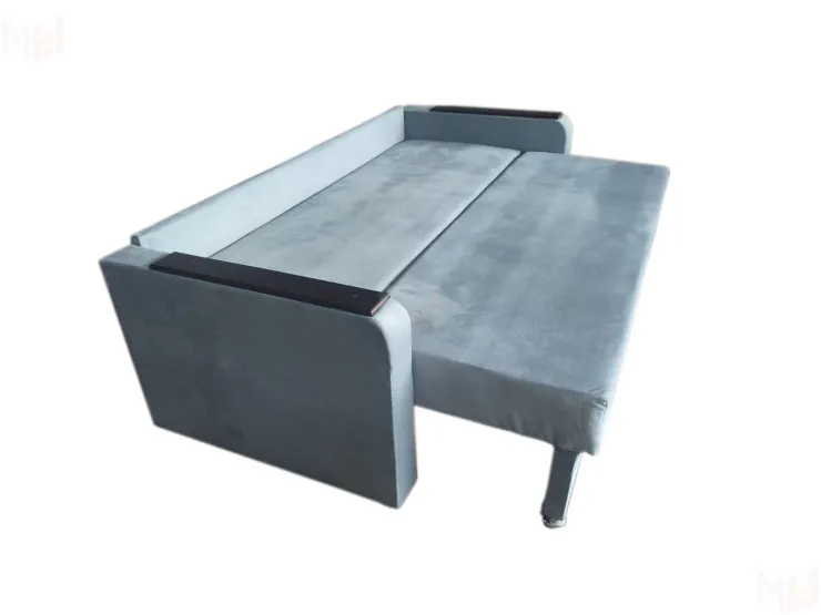 Еврософа  Амстердам - 3  серый велюр