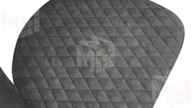 Стул Гэтсби К2 Белый матовый, Велюр Wellmart Graphite