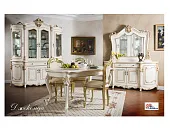 Гостиная Джоконда (сервант и комод), крем и крем/глянец