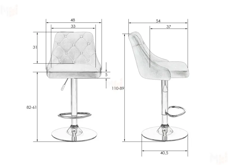 Стул барный DOBRIN JOSEPH BLACK (зеленый велюр (MJ9-88)) Стул барный DOBRIN JOSEPH BLACK (зеленый велюр (MJ9-88))