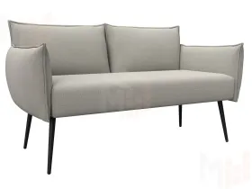 Диван прямой Лига-083 ( рогожка Амур 02 бежевый )