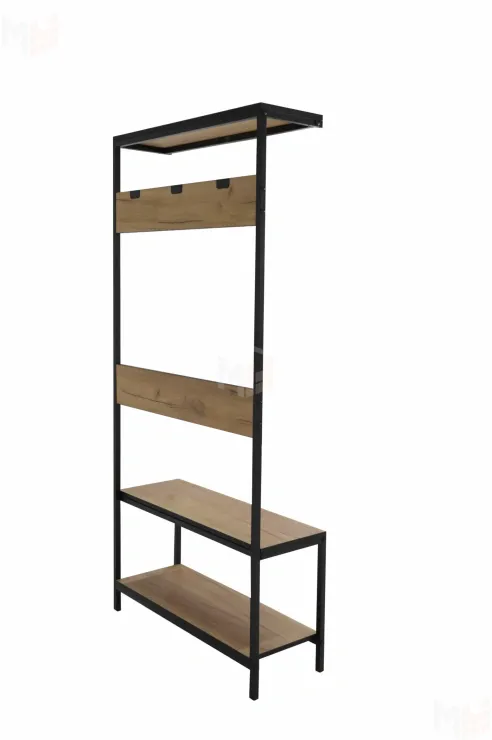 Вешалка Гранж 1 Дуб Крафт Золотой