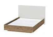 Кровать 1600 Квадро 031 М1 с Настилом Миндаль Кровать 1600 Квадро 031 М1 с Настилом Миндаль