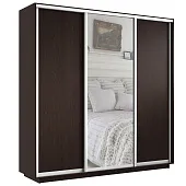 Шкаф-купе Экспресс трио 1 зеркало 2400 (венге) Шкаф-купе Экспресс трио 1 зеркало 2400 (венге)