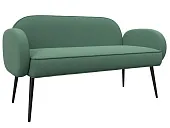 Диван прямой Лига-086 ( Амур 11 зеленый )