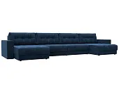 Диван П-образный с декором Лига-049 НПБ Лонг