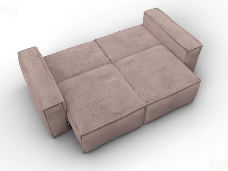 Диван прямой Лига-081 НПБ ( TOWER 05 бежевый )