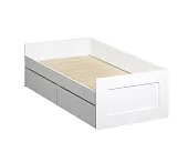 Кровать-кушетка раздвижная Сириус NEW 90*200 белая Кровать-кушетка раздвижная Сириус NEW 90*200 белая