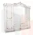 Шкаф Флоренция 5-дверный белый перламутр глянец