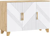 Ирис Комод (1200) (Браш Вайт, Дуб Крафт)