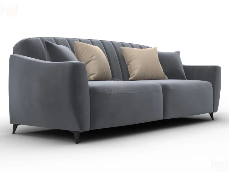 Диван-книжка Лига-095 НПБ ( SEVEN 17 серый )