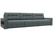 Диван прямой с полками Лига-053 НПБ Лонг