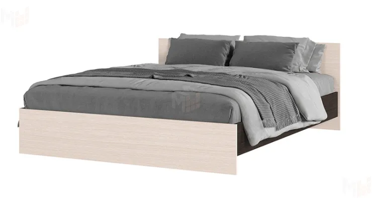 Кровать Басса КР-558 1600 венге - дуб белфорт Кровать Басса КР-558 1600 венге - дуб белфорт