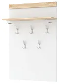 Вешалка СОНАТА  ВШС-800 Сонома - Белый глянец