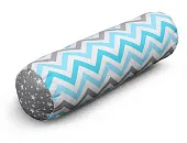 Подушка-валик Соня Звездопад на сером Подушка-валик Соня Звездопад на сером