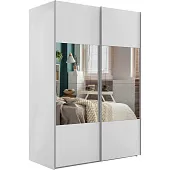 Шкаф-купе Эста 2-х дверный (4 ЛДСП / 4 Зеркала) 200 см.